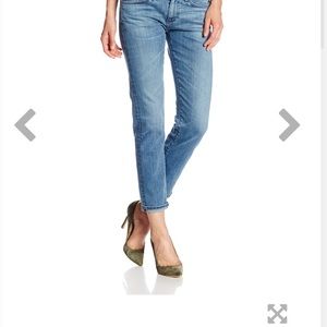 NWT AG piper “slouchy slim crop” theory luxe jean